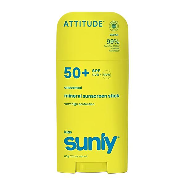 Attitude Dětský minerální opalovací krém Sunly SPF 50 bez vůně