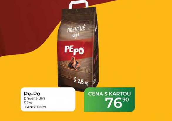 Pe-Po Dřevěné Uhli 2,5kg  