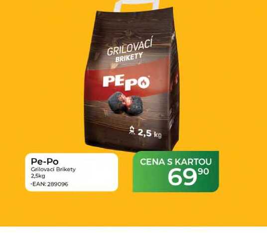Pe-Po Grilovaci Brikety 2,5kg  
