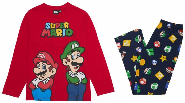 SUPER MARIO Pyžamo velikosti: 110/116 - 146/152