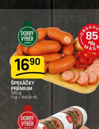 ŠPEKÁČKY PRÉMIUM 100 g 
