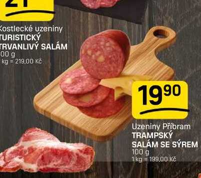 TRAMPSKÝ SALÁM SE SÝREM 100 g 
