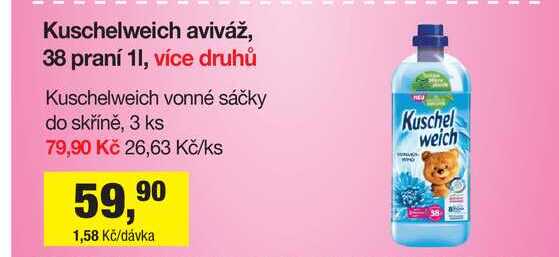 Kuschelweich aviváž, 38 praní 1 l