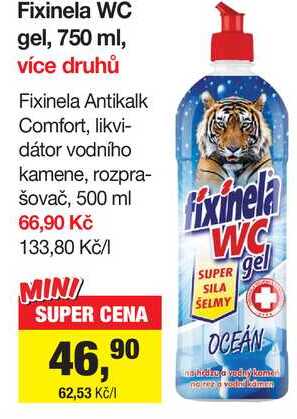 Fixinela WC gel, 750 ml