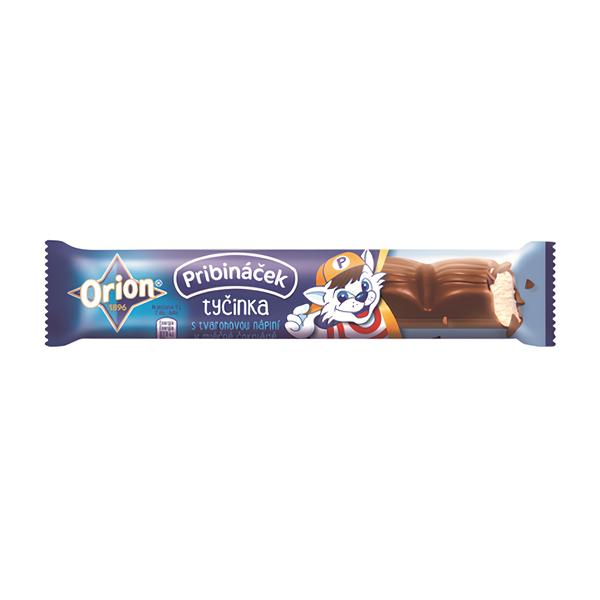 ORION Pribináček čokoládová tyčinka s tvarohovou náplní