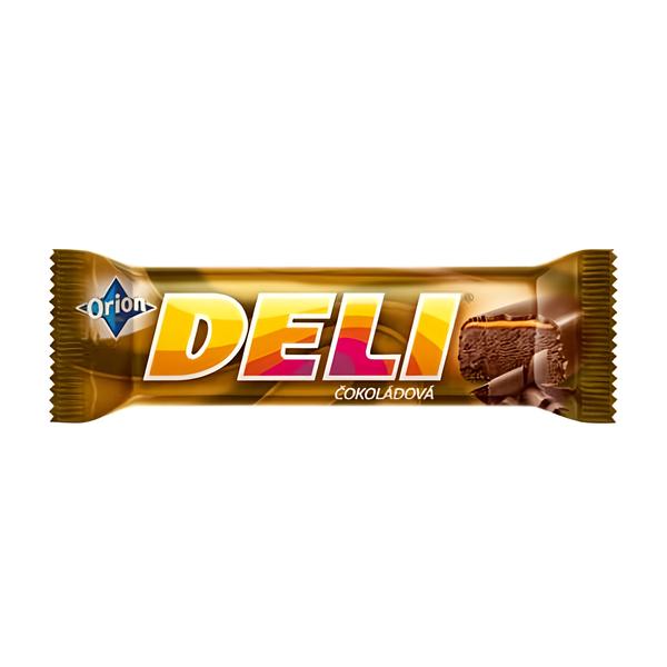 ORION Deli Čokoládová tyčinka s karamelem v hořké čokoládě