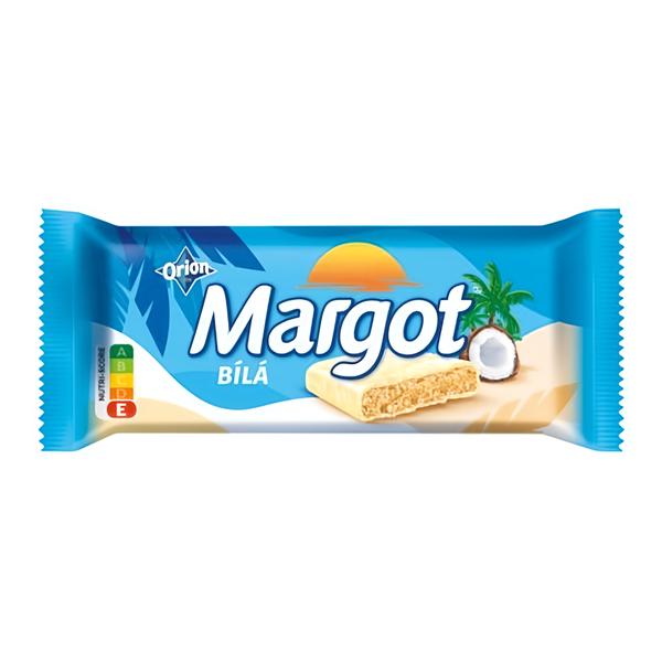 ORION Margot Bílá, tyčinka s kokosem v bílé polevě
