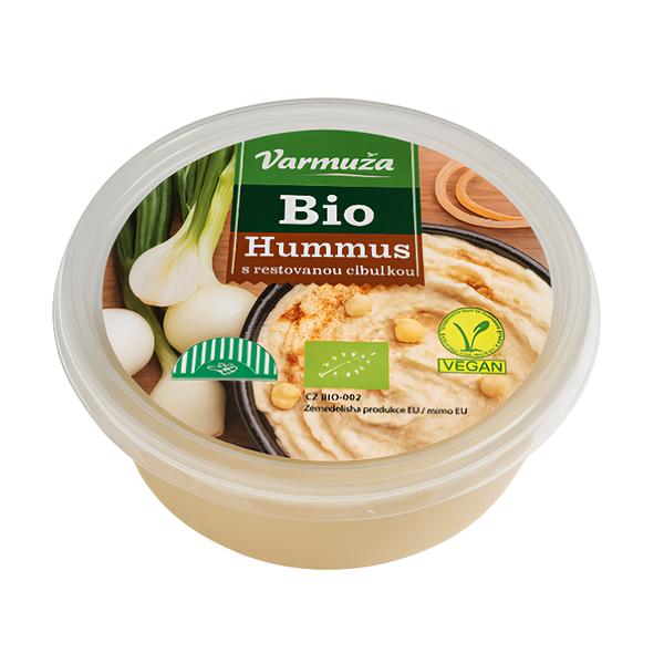 Varmuža BIO Hummus s restovanou cibulkou