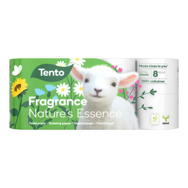 Tento Toaletní papír Nature's Essence 3vrstvý, 8 rolí