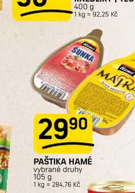 PAŠTIKA HAMÉ vybrané druhy 105 g 