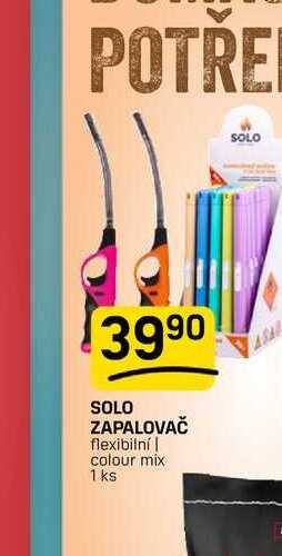 SOLO ZAPALOVAČ flexibilní | colour mix 1 ks 