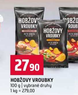 HOBŽOVY VROUBKY 100 g vybrané druhy
