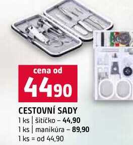 CESTOVNÍ SADY 1 ks šitíčko 1 ks manikúra