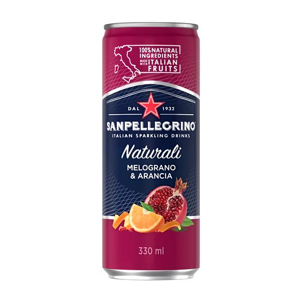 San Pellegrino Melograno & Arancia, plech