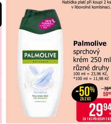 Palmolive sprchový krém 250 ml různé druhy