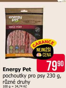 Energy Pet pochoutky pro psy 230 g, různé druhy 