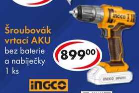Šroubovák vrtací AKU 