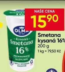 OLMA Smetana kysaná 16% 200 g 
