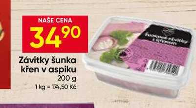 Závitky šunka křen v aspiku 200 g