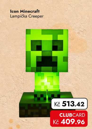 Icon Minecraft Lampička Creeper 