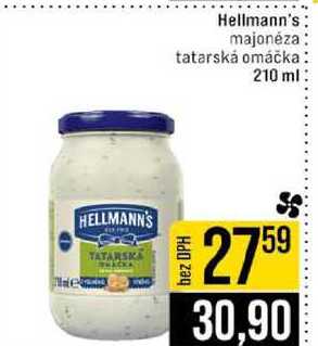 Hellmann's majonéza tatarská omáčka 210 ml