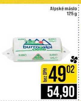 Alpské máslo 125 g