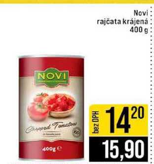 Novi rajčata krájená 400 g 