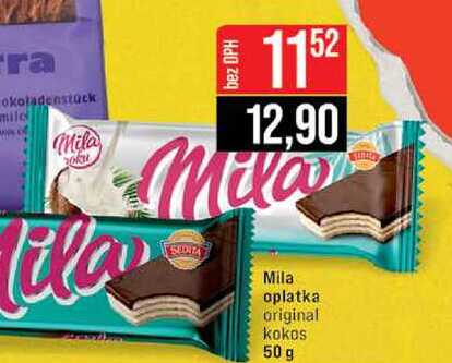 Mila oplatka original kokos 50 g