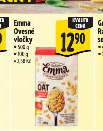   Emma Ovesné vločky  500 g 