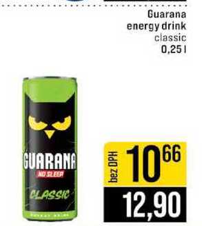 Guarana energy drink classic 0,25l