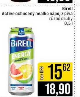 Birell Active ochucený nealko nápoj z piva různé druhy 0,5l