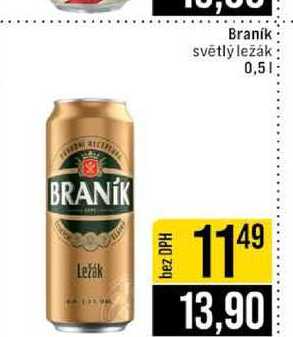 Braník světlý ležák 0,5l