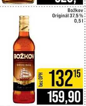 Božkov Originál 37,5% 0,5l 