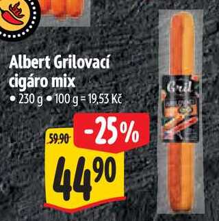 Albert Grilovací cigáro mix, 230 g  