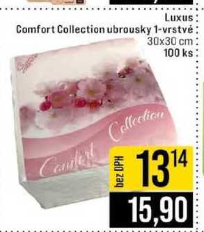 Luxus Comfort Collection ubrousky 1-vrstvé 30x30 cm 100 ks 