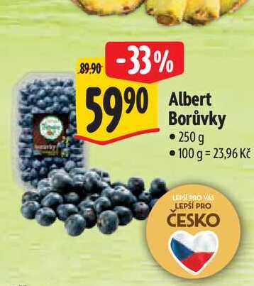   Albert Borůvky 250 g 