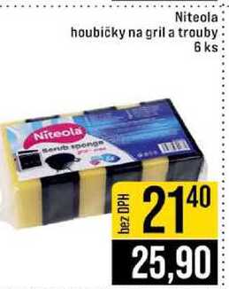Niteola houbičky na gril a trouby 6 ks