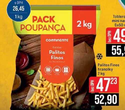 Palitos Finos hranolky 2 kg