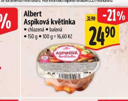  Albert Aspiková květinka 150 g