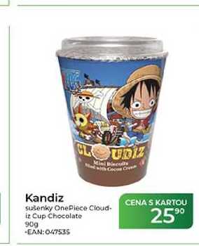 Kandiz sušenky OnePiece Cloud- iz Cup Chocolate 90g