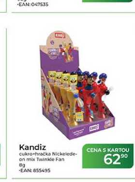 Kandiz cukro hračka Nickelede- on mix Twinkle Fan 8g
