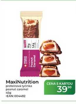 axiNutrition proteinová tyčinka peanut caramel 45g