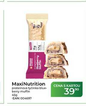 MaxiNutrition proteinová tyčinka blue- berry muffin 45g
