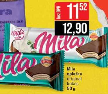 Mila oplatka original kokos 50 g 