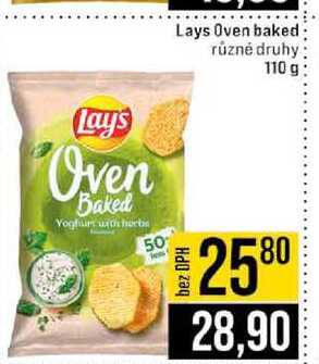 Lays Oven baked různé druhy 110 g 