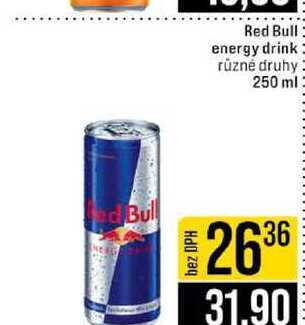 Red Bull energy drink různé druhy 250 ml 