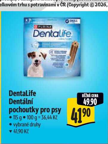  DentaLife Dentální pochoutky pro psy 115 g  