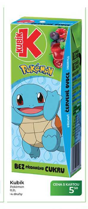 Kubík Pokémon 0,2L