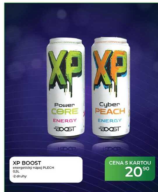 XP BOOST energetický nápoj 0,5l