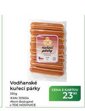 Vodňanské kuřecí párky 330g